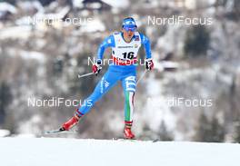 26.02.2013, Val di Fiemme, Italy (ITA):  Marina Piller (ITA), Fischer, Swix, Apina, Rottefella - FIS nordic world ski championships, cross-country, 10km women, Val di Fiemme (ITA). www.nordicfocus.com. © Laiho/NordicFocus. Every downloaded picture is fee-liable.