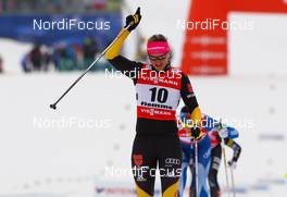 21.02.2013, Val di Fiemme, Italy (ITA): Denise Hermann (GER), Fischer, Swix, Apina, Rottefella, Adidas  - FIS nordic world ski championships, cross-country, individual sprint, Val di Fiemme (ITA). www.nordicfocus.com. © Laiho/NordicFocus. Every downloaded picture is fee-liable.