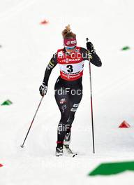 21.02.2013, Val di Fiemme, Italy (ITA):  Sadie Bjornsen (USA) - FIS nordic world ski championships, cross-country, individual sprint, Val di Fiemme (ITA). www.nordicfocus.com. © Felgenhauer/NordicFocus. Every downloaded picture is fee-liable.