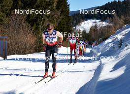 03.03.2013, Val di Fiemme, Italy (ITA): l-r: Kris Freeman (USA), Sjur Roethe (NOR) - FIS nordic world ski championships, cross-country, mass men, Val di Fiemme (ITA). www.nordicfocus.com. © Felgenhauer/NordicFocus. Every downloaded picture is fee-liable.
