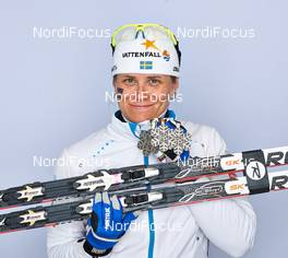 28.02.2013, Val di Fiemme, Italy (ITA): Ida Ingemarsdotter (SWE) - FIS nordic world ski championships, cross-country, medals, Val di Fiemme (ITA). www.nordicfocus.com. © Felgenhauer/NordicFocus. Every downloaded picture is fee-liable.