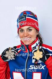 28.02.2013, Val di Fiemme, Italy (ITA):Heidi Weng (NOR) - FIS nordic world ski championships, cross-country, medals, Val di Fiemme (ITA). www.nordicfocus.com. © Felgenhauer/NordicFocus. Every downloaded picture is fee-liable.