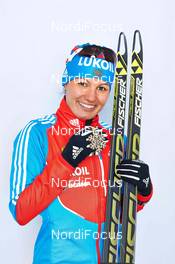 28.02.2013, Val di Fiemme, Italy (ITA): Alija Iksanova (RUS) - FIS nordic world ski championships, cross-country, medals, Val di Fiemme (ITA). www.nordicfocus.com. © Felgenhauer/NordicFocus. Every downloaded picture is fee-liable.