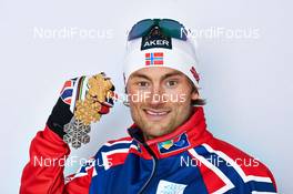 01.03.2013, Val di Fiemme, Italy (ITA): Petter Northug (NOR) - FIS nordic world ski championships, cross-country, medals, Val di Fiemme (ITA). www.nordicfocus.com. © Felgenhauer/NordicFocus. Every downloaded picture is fee-liable.