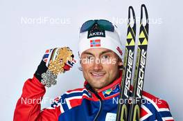 01.03.2013, Val di Fiemme, Italy (ITA): Petter Northug (NOR) - FIS nordic world ski championships, cross-country, medals, Val di Fiemme (ITA). www.nordicfocus.com. © Felgenhauer/NordicFocus. Every downloaded picture is fee-liable.