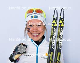 28.02.2013, Val di Fiemme, Italy (ITA): Emma Wiken (SWE) - FIS nordic world ski championships, cross-country, medals, Val di Fiemme (ITA). www.nordicfocus.com. © Felgenhauer/NordicFocus. Every downloaded picture is fee-liable.
