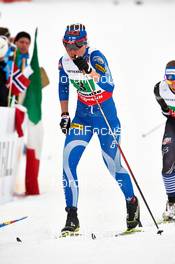 28.02.2013, Val di Fiemme, Italy (ITA): Kerttu Niskanen (FIN) - FIS nordic world ski championships, cross-country, 4x5km women, Val di Fiemme (ITA). www.nordicfocus.com. © Felgenhauer/NordicFocus. Every downloaded picture is fee-liable.