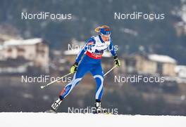 28.02.2013, Val di Fiemme, Italy (ITA): Riikka Sarasoja-Lilja (FIN) - FIS nordic world ski championships, cross-country, 4x5km women, Val di Fiemme (ITA). www.nordicfocus.com. © Felgenhauer/NordicFocus. Every downloaded picture is fee-liable.