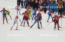 24.02.2013, Val di Fiemme, Italy (ITA):  changeover - FIS nordic world ski championships, cross-country, team sprint, Val di Fiemme (ITA). www.nordicfocus.com. © Laiho/NordicFocus. Every downloaded picture is fee-liable.