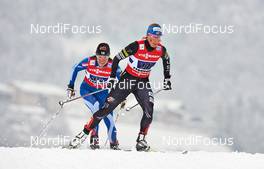 24.02.2013, Val di Fiemme, Italy (ITA): Kikkan Randall (USA) - FIS nordic world ski championships, cross-country, team sprint, Val di Fiemme (ITA). www.nordicfocus.com. © Felgenhauer/NordicFocus. Every downloaded picture is fee-liable.
