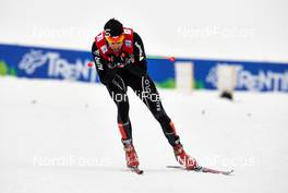 24.02.2013, Val di Fiemme, Italy (ITA): Eligius Tambornino (SUI) - FIS nordic world ski championships, cross-country, team sprint, Val di Fiemme (ITA). www.nordicfocus.com. © Felgenhauer/NordicFocus. Every downloaded picture is fee-liable.