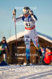 07.12.2013, Lillehammer, Norway (NOR): Charlotte Kalla (SWE) - FIS world cup cross-country, 10km women, Lillehammer (NOR). www.nordicfocus.com. © Manzoni/NordicFocus. Every downloaded picture is fee-liable.