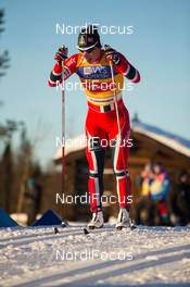 07.12.2013, Lillehammer, Norway (NOR): Marit Bjoergen (NOR) - FIS world cup cross-country, 10km women, Lillehammer (NOR). www.nordicfocus.com. © Manzoni/NordicFocus. Every downloaded picture is fee-liable.