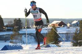 07.12.2013, Lillehammer, Norway (NOR): Lasse Hulgaard (SWE) - FIS world cup cross-country, 15km men, Lillehammer (NOR). www.nordicfocus.com. © Manzoni/NordicFocus. Every downloaded picture is fee-liable.