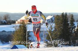 07.12.2013, Lillehammer, Norway (NOR): Wenlong Xu (CHN) - FIS world cup cross-country, 15km men, Lillehammer (NOR). www.nordicfocus.com. © Manzoni/NordicFocus. Every downloaded picture is fee-liable.