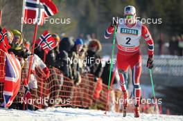 07.12.2013, Lillehammer, Norway (NOR): Niklas Dyrhaug (NOR) - FIS world cup cross-country, 15km men, Lillehammer (NOR). www.nordicfocus.com. © Manzoni/NordicFocus. Every downloaded picture is fee-liable.