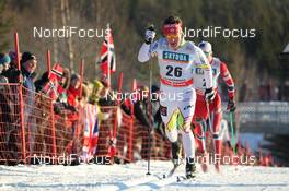 07.12.2013, Lillehammer, Norway (NOR): Ivan Babikov (CAN) - FIS world cup cross-country, 15km men, Lillehammer (NOR). www.nordicfocus.com. © Manzoni/NordicFocus. Every downloaded picture is fee-liable.
