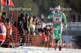 07.12.2013, Lillehammer, Norway (NOR): Simen Oestensen (NOR) - FIS world cup cross-country, 15km men, Lillehammer (NOR). www.nordicfocus.com. © Manzoni/NordicFocus. Every downloaded picture is fee-liable.