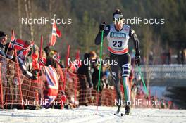 07.12.2013, Lillehammer, Norway (NOR): David Hofer (ITA) - FIS world cup cross-country, 15km men, Lillehammer (NOR). www.nordicfocus.com. © Manzoni/NordicFocus. Every downloaded picture is fee-liable.