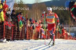 07.12.2013, Lillehammer, Norway (NOR): Martin Johnsrud Sundby (NOR) - FIS world cup cross-country, 15km men, Lillehammer (NOR). www.nordicfocus.com. © Manzoni/NordicFocus. Every downloaded picture is fee-liable.