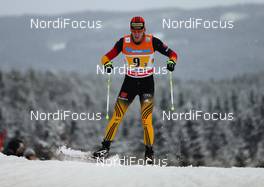 08.12.2013, Lillehammer, Norway (NOR): Jens Filbrich (GER), Rossignol, One Way, Rottefella, Adidas - FIS world cup cross-country, 4x7.5km men, Lillehammer (NOR). www.nordicfocus.com. © Laiho/NordicFocus. Every downloaded picture is fee-liable.