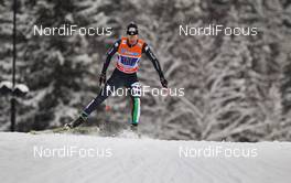 08.12.2013, Lillehammer, Norway (NOR): David Hofer (ITA), Fischer, Rottefella - FIS world cup cross-country, 4x7.5km men, Lillehammer (NOR). www.nordicfocus.com. © Laiho/NordicFocus. Every downloaded picture is fee-liable.