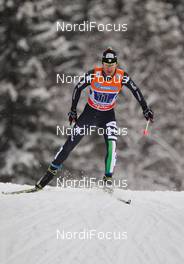 08.12.2013, Lillehammer, Norway (NOR): David Hofer (ITA), Fischer, Rottefella - FIS world cup cross-country, 4x7.5km men, Lillehammer (NOR). www.nordicfocus.com. © Laiho/NordicFocus. Every downloaded picture is fee-liable.