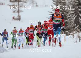 08.12.2013, Lillehammer, Norway (NOR): Alexander Bessmertnykh (RUS), Madshus, Swix, Alpina, Rottefella, Adidas - FIS world cup cross-country, 4x7.5km men, Lillehammer (NOR). www.nordicfocus.com. © Laiho/NordicFocus. Every downloaded picture is fee-liable.