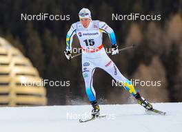 15.12.2013, Davos, Switzerland (SUI): Calle Halfvarsson (SWE), Fischer, Skigo, Salomon, Craft - FIS world cup cross-country, individual sprint, Davos (SUI). www.nordicfocus.com. © Laiho/NordicFocus. Every downloaded picture is fee-liable.