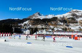 15.12.2013, Davos, Switzerland (SUI): action in a women´s quarter final - FIS world cup cross-country, individual sprint, Davos (SUI). www.nordicfocus.com. © Laiho/NordicFocus. Every downloaded picture is fee-liable.