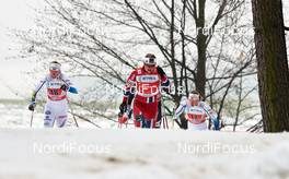 22.12.2013, Asiago, Italy (ITA): Magdalena Pajala (SWE), Ingvild Flugstad Oestberg (NOR), Linn Soemskar (SWE), (l-r) - FIS world cup cross-country, team sprint, Asiago (ITA). www.nordicfocus.com. © Felgenhauer/NordicFocus. Every downloaded picture is fee-liable.