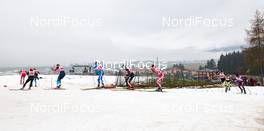 22.12.2013, Asiago, Italy (ITA): athletes in the green fields around Asiago - FIS world cup cross-country, team sprint, Asiago (ITA). www.nordicfocus.com. © Felgenhauer/NordicFocus. Every downloaded picture is fee-liable.