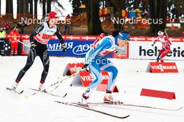 22.12.2013, Asiago, Italy (ITA): Bettina Gruber (SUI), Aino-Kaisa Saarinen (FIN), (l-r) - FIS world cup cross-country, team sprint, Asiago (ITA). www.nordicfocus.com. © Felgenhauer/NordicFocus. Every downloaded picture is fee-liable.