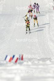 12.01.2013, Chaux-Neuve, France (FRA): in front Jason Lamy-Chappuis (FRA), Salomon, Swix, One Way  - FIS world cup nordic combined, individual gundersen HS118/10km, Chaux-Neuve (FRA). www.nordicfocus.com. © Becker/NordicFocus. Every downloaded picture is fee-liable.