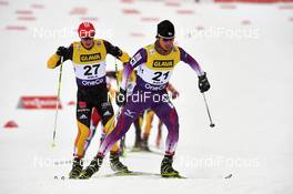 15.03.13, Oslo, Norway (NOR): l-r: Manuel Faisst (GER), Shun Yamamoto (JPN) - FIS world cup nordic combined, individual gundersen HS134/10km, Oslo (NOR). www.nordicfocus.com. © Felgenhauer/NordicFocus. Every downloaded picture is fee-liable.