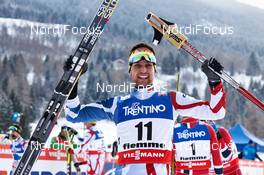 22.02.2013, Val di Fiemme, Italy (ITA): Jason Lamy Chappuis (FRA) - FIS nordic world ski championships, nordic combined, individual gundersen HS106/10km, Val di Fiemme (ITA). www.nordicfocus.com. © Felgenhauer/NordicFocus. Every downloaded picture is fee-liable.