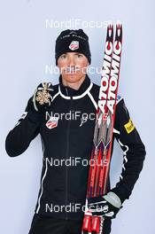 24.02.2013, Val di Fiemme, Italy (ITA): Bill Demong (USA) - FIS nordic world ski championships, nordic combined, medals, Val di Fiemme (ITA). www.nordicfocus.com. © Felgenhauer/NordicFocus. Every downloaded picture is fee-liable.