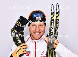 02.03.2013, Val di Fiemme, Italy (ITA): Bernhard Gruber (AUT) - FIS nordic world ski championships, nordic combined, medals, Val di Fiemme (ITA). www.nordicfocus.com. © Felgenhauer/NordicFocus. Every downloaded picture is fee-liable.