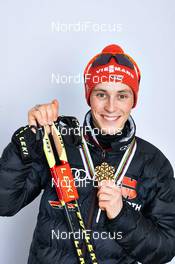 28.02.2013, Val di Fiemme, Italy (ITA): Eric Frenzel (GER) - FIS nordic world ski championships, nordic combined, medals, Val di Fiemme (ITA). www.nordicfocus.com. © Felgenhauer/NordicFocus. Every downloaded picture is fee-liable.