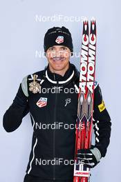 24.02.2013, Val di Fiemme, Italy (ITA): Bill Demong (USA) - FIS nordic world ski championships, nordic combined, medals, Val di Fiemme (ITA). www.nordicfocus.com. © Felgenhauer/NordicFocus. Every downloaded picture is fee-liable.