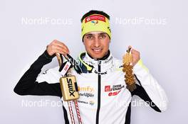 02.03.2013, Val di Fiemme, Italy (ITA): Jason Lamy Chappuis (FRA) - FIS nordic world ski championships, nordic combined, medals, Val di Fiemme (ITA). www.nordicfocus.com. © Felgenhauer/NordicFocus. Every downloaded picture is fee-liable.
