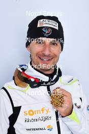 24.02.2013, Val di Fiemme, Italy (ITA): Sebastien Lacroix (FRA) - FIS nordic world ski championships, nordic combined, medals, Val di Fiemme (ITA). www.nordicfocus.com. © Felgenhauer/NordicFocus. Every downloaded picture is fee-liable.