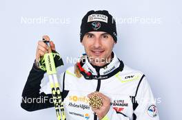 24.02.2013, Val di Fiemme, Italy (ITA): Sebastien Lacroix (FRA) - FIS nordic world ski championships, nordic combined, medals, Val di Fiemme (ITA). www.nordicfocus.com. © Felgenhauer/NordicFocus. Every downloaded picture is fee-liable.