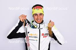02.03.2013, Val di Fiemme, Italy (ITA): Jason Lamy Chappuis (FRA) - FIS nordic world ski championships, nordic combined, medals, Val di Fiemme (ITA). www.nordicfocus.com. © Felgenhauer/NordicFocus. Every downloaded picture is fee-liable.