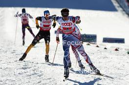 02.03.2013, Val di Fiemme, Italy (ITA): Sebastien Lacroix (FRA) - FIS nordic world ski championships, nordic combined, team sprint HS134/2x7.5km, Val di Fiemme (ITA). www.nordicfocus.com. © Felgenhauer/NordicFocus. Every downloaded picture is fee-liable.
