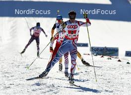 02.03.2013, Val di Fiemme, Italy (ITA): Sebastien Lacroix (FRA) - FIS nordic world ski championships, nordic combined, team sprint HS134/2x7.5km, Val di Fiemme (ITA). www.nordicfocus.com. © Felgenhauer/NordicFocus. Every downloaded picture is fee-liable.