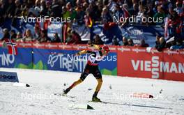 02.03.2013, Val di Fiemme, Italy (ITA): Eric Frenzel (GER) - FIS nordic world ski championships, nordic combined, team sprint HS134/2x7.5km, Val di Fiemme (ITA). www.nordicfocus.com. © Felgenhauer/NordicFocus. Every downloaded picture is fee-liable.