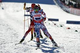 02.03.2013, Val di Fiemme, Italy (ITA): Jason Lamy Chappuis (FRA) - FIS nordic world ski championships, nordic combined, team sprint HS134/2x7.5km, Val di Fiemme (ITA). www.nordicfocus.com. © Felgenhauer/NordicFocus. Every downloaded picture is fee-liable.