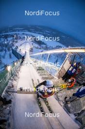 30.11.2013, Kuusamo, Finland (FIN): Joergen Graabak (NOR), Fischer, Swix, Alpina, Rottefella - FIS world cup nordic combined, team HS142/4x5km, Kuusamo (FIN). www.nordicfocus.com. © Laiho/NordicFocus. Every downloaded picture is fee-liable.