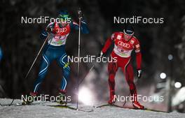 30.11.2013, Kuusamo, Finland (FIN): (l-r) Ilkka Herola (FIN), Fischer, Swix, Rottefella and Marjan Jelenko (SLO), Fischer, Swix, Alpina, Rottefella, Odlo - FIS world cup nordic combined, team HS142/4x5km, Kuusamo (FIN). www.nordicfocus.com. © Laiho/NordicFocus. Every downloaded picture is fee-liable.